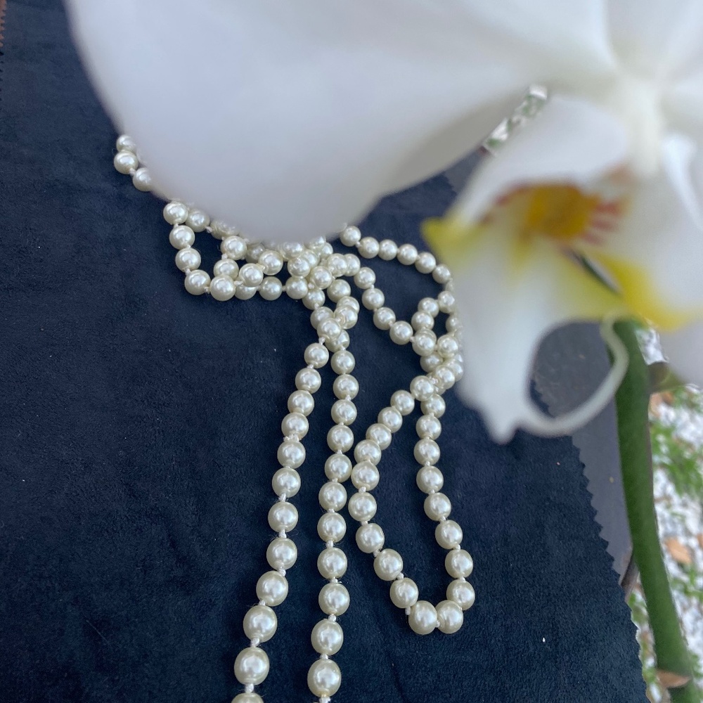62” string of Vintage pearl Necklace